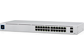Thiết bị mạng UBIQUITI UniFi | 24-Port Gigabit Ethernet + 2-Port SFP PoE Switch UBIQUITI UniFi USW-24-PoE