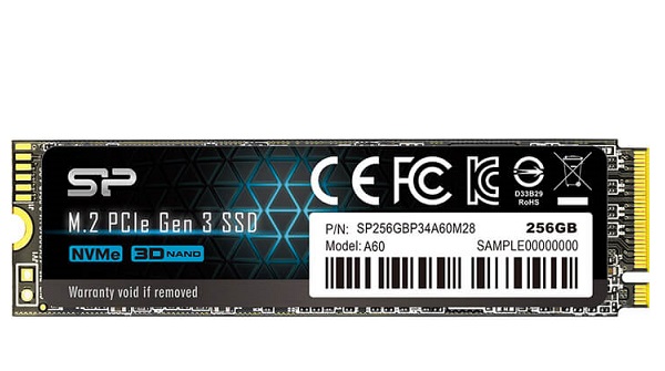 Ổ cứng Silicon Power M.2 2280 PCIe SSD A60 256GB