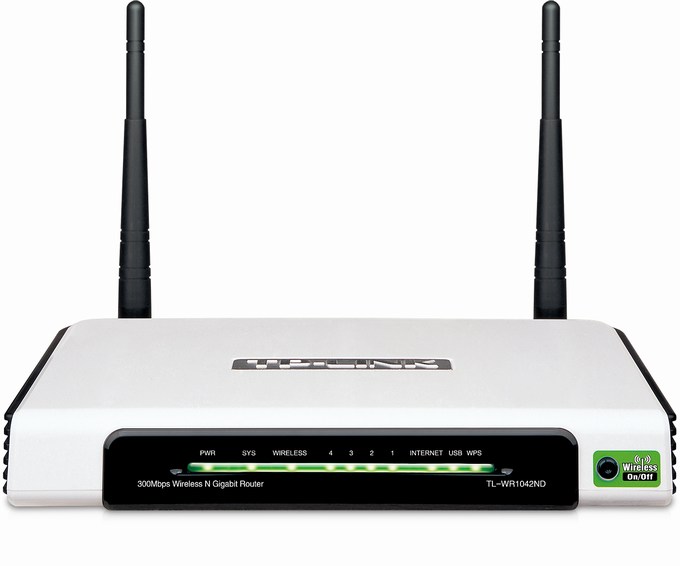 300Mbps Wifi N Gigabit Router TP-LINK TL-WR1042ND