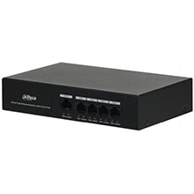 4-Port 10/100Mbps PoE Switch DAHUA PFS3005-4ET-36
