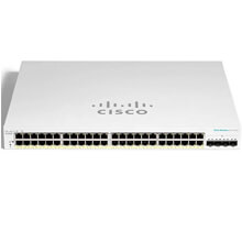 48-Port GE PoE Smart Switch CISCO CBS220-48P-4G-EU