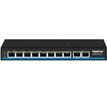 8-Port FE PoE Switch HASIVO S1100P-8F-2F-AI