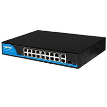 16-Port FE PoE Switch HASIVO S2600P-16F-2G-1S-AI