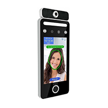 Máy chấm công và kiểm soát cửa bằng khuôn mặt kết hợp đo thân nhiệt RONALD JACK AI09TF