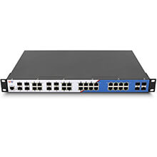 16-Port GE + 4-Port 10GBase-X SFP+ + 8-Port Combo Layer 3 Managed Switch WINTOP YT-CM3728-4WF8GC16GT