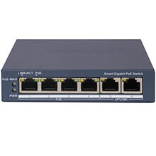 4-Port Gigabit Smart PoE Switch HIKVISION DS-3E1506P-EI
