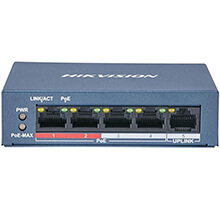 4-Port PoE Switch HIKVISION DS-3E0105P-E/M