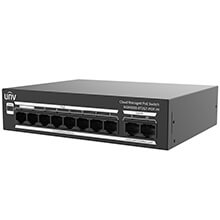 8-Port PoE Switch UNV NSW3000-8T2GT-POE-IN