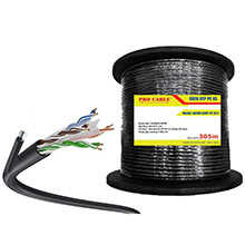 Cáp mạng Cat6 UTP PRO CABLE U6350-024P-PE SS C