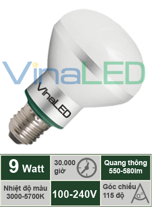 Đèn LED búp 9W VinaLed BLM-9W