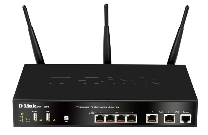 Wireless N Dual Band Unified Service Router D-Link DSR-1000N