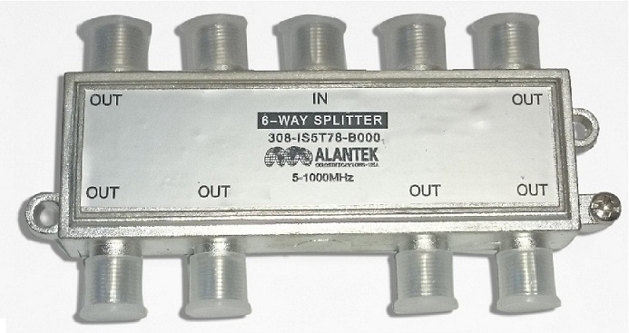 Splitter Indoor 8-way Alantek 308-IS5T78-B000
