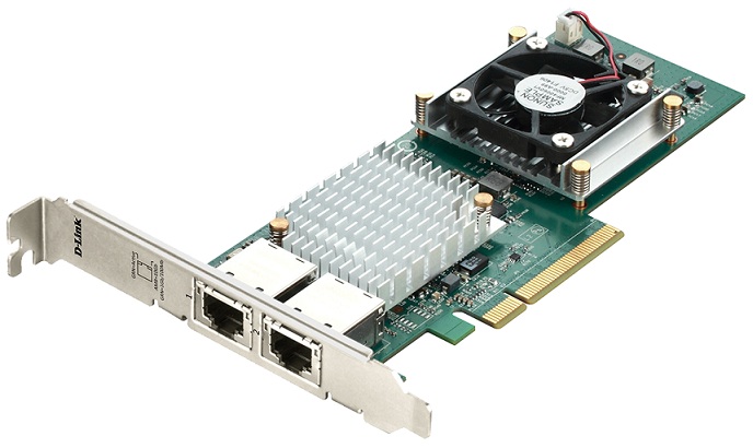 2-Port PCIe 10GBase-T Adapter D-Link DXE-820T