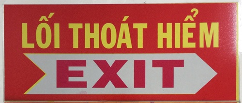 Bảng lối thoát hiểm, Exit