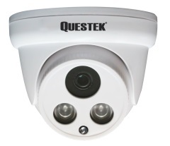 Camera AHD Dome hồng ngoại 1.3 Megapixel QUESTEK QOB-4182D
