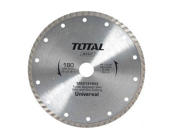 Đĩa cắt gạch hợp kim 7”/180mm TOTAL TAC2131803