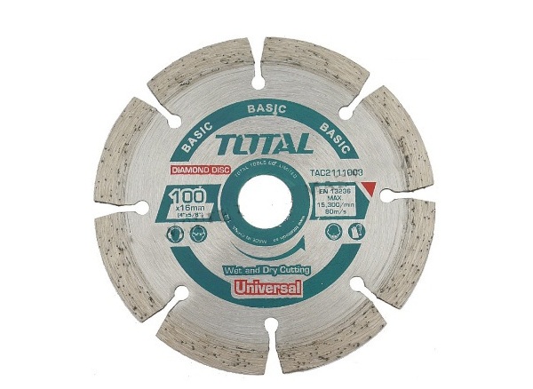 Đĩa cắt gạch khô hợp kim 4”/100mm TOTAL TAC2111003