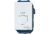 Thiết bị điện PANASONIC | Ổ cắm mạng LAN Cat.6 PANASONIC WEV24886SW