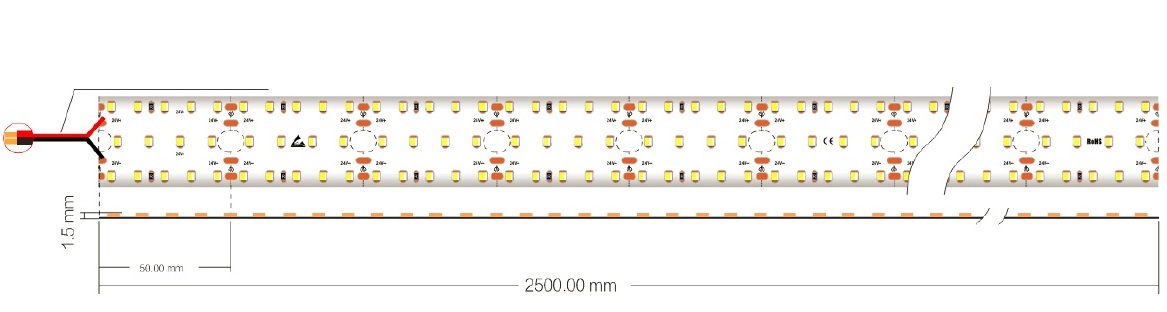 Đèn LED dây 25W VinaLED FSB-2835-IP33-L280