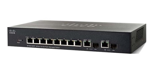 8 ports 10/100 PoE Managed Switch CISCO SF352-08MP-K9-EU