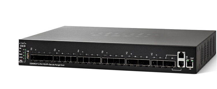 Cisco SG550XG-24F switch full 10G 24 SFP+2 RJ45