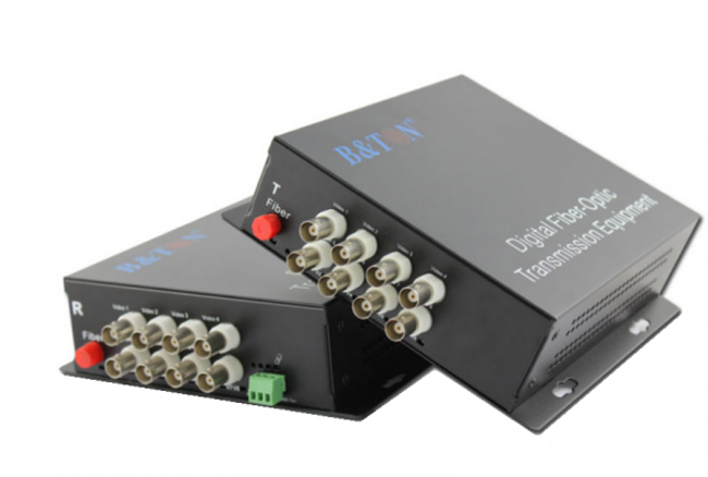 Chuyển đổi Quang-điện Video 8 kênh Converter BTON BT-HD8V-T/R