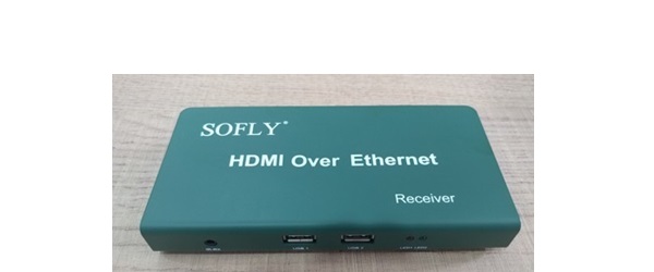 Bộ kéo dài HDMI Sofly 120 mét bằng cáp mạng (chỉ 1 cái nhận)