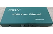 Phụ kiện máy chiếu | Bộ kéo dài HDMI Sofly 120 mét bằng cáp mạng (chỉ 1 cái nhận)