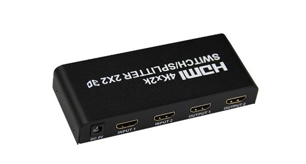 Bộ HDMI Switch Splitter Sofly 2 vào 2 ra
