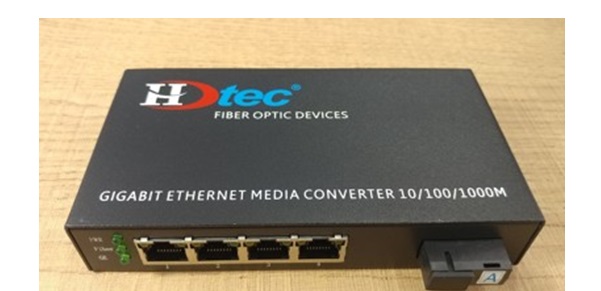 HDTEC Ethernet Converter 4 Port 100M