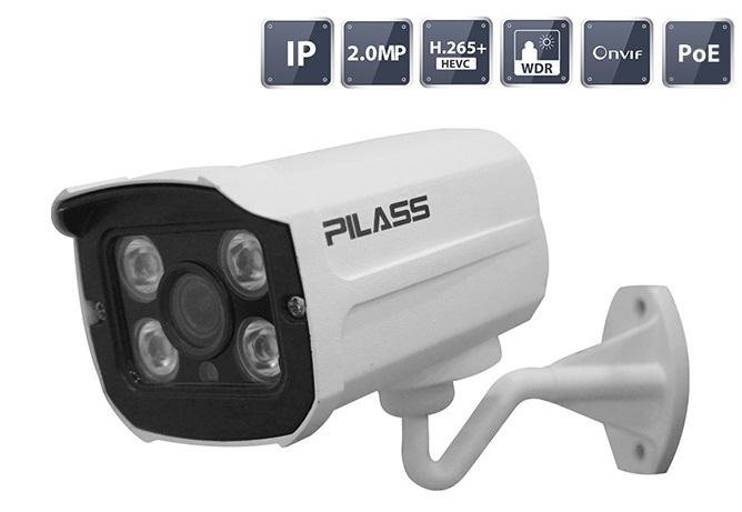 Camera IP hồng ngoại 2.0 Megapixel PILASS ECAM-PA606IP 2.0