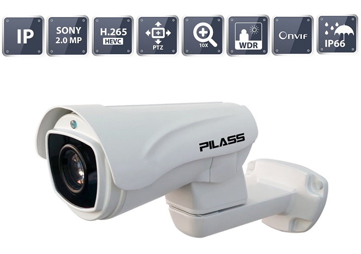 Camera IP PTZ hồng ngoại 2.0 Megapixel PILASS ECAM-810IP 2.0