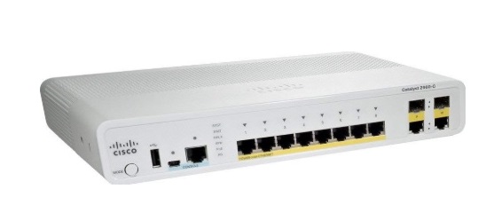 8-Port 10/100 Fast Ethernet Switch Cisco Catalyst WS-C2960C-8PC-L