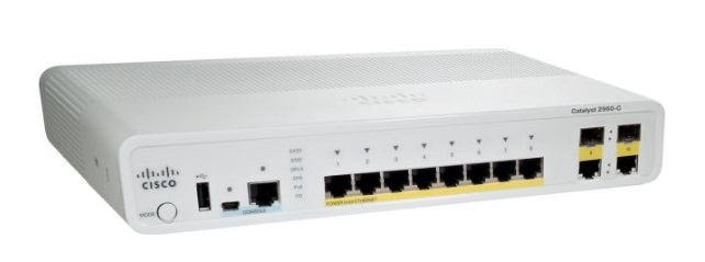 8-Port Fast Ethernet Switch Cisco Catalyst WS-C3560C-8PC-S  