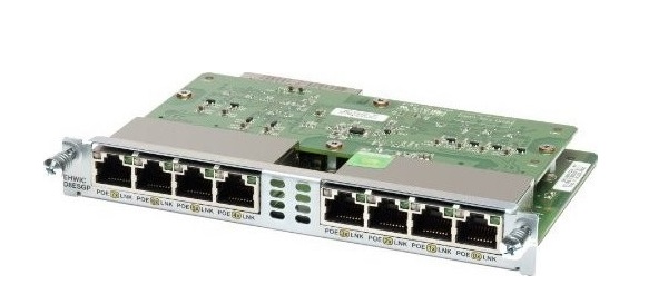 8-port Cisco Gigabit Ethernet Enhanced High-Speed WAN Interface Cards EHWIC-D-8ESG