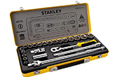 Máy công cụ STANLEY | Bộ socket 1/2 inch 6 cạnh 24 chi tiết STANLEY STMT74183-8