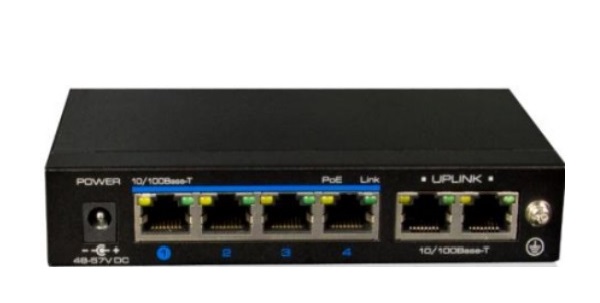 4-Port 10/100Mbps PoE Switch IONNET IFE-604 (60)