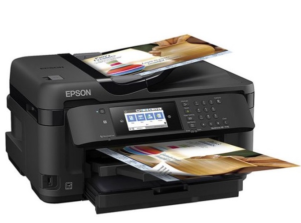 Máy in phun màu A3 đa chức năng không dây EPSON WF-7710