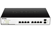 Thiết bị mạng D-Link | 8-Port Gigabit  EasySmart (Max) Managed PoE Switch D-Link DGS-1100-10MP