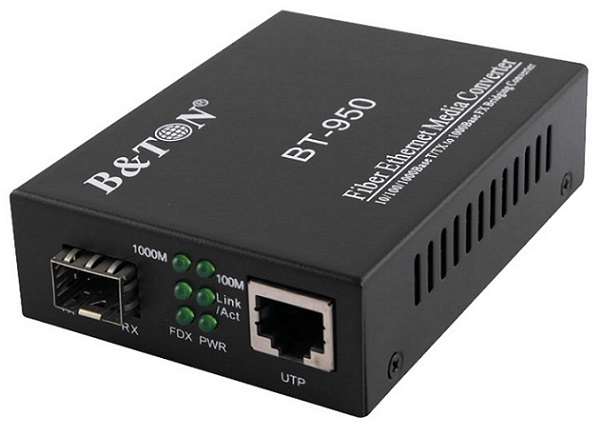 Chuyển đổi Quang-Điện Media Converter BTON BT-922SFP-GE