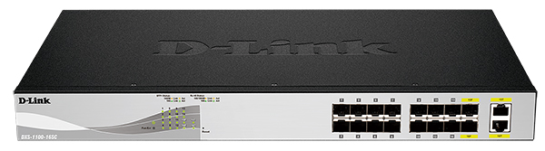 16-Port EasySmart 10-Gigabit Ethernet Smart Managed Switch D-Link DXS-1100-16SC