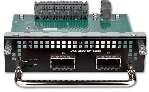 2-port 120 Gigabit CXP physical stacking module D-Link DXS-3600-EM-Stack