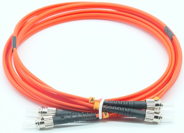 ST/UPC-ST/UPC OM3 Multimode Duplex Fibre Patch Cable VIVANCO VCFCSTDUM3LS5