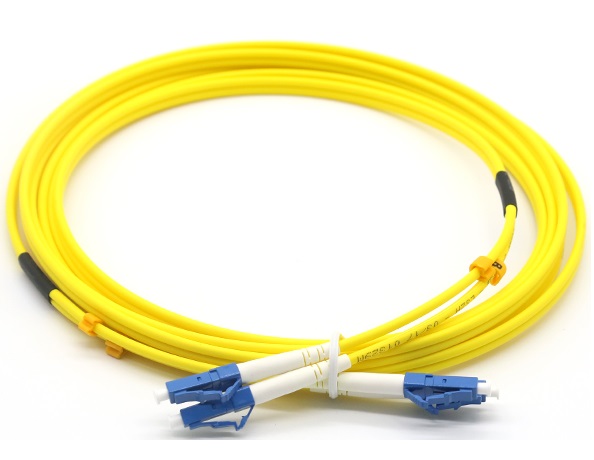 LC-LC OS2 9/125 OS2 Single Mode Duplex Fibre Patch Cable VIVANCO VCFCLCDPS2LS15