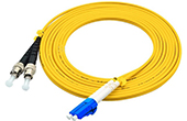 Phụ kiện quang VIVANCO | ST/PC-LC/PC OS2 Single Mode Duplex Fibre Patch Cable VIVANCO VCFCLTDPS2LS3