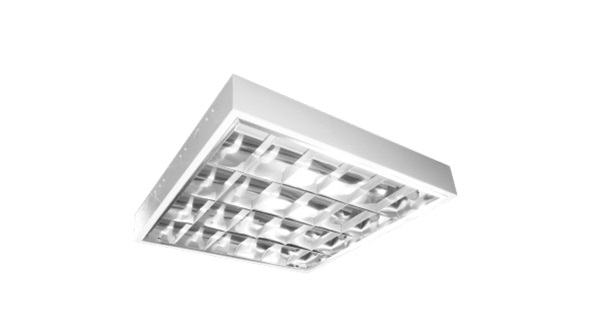 Máng đèn LED phản quang lắp nổi 4x9W DUHAL LDN409