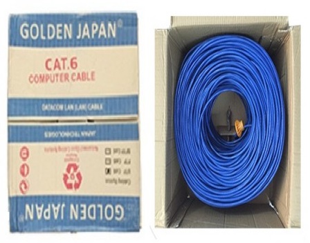 Cáp mạng 305 mét/ cuộn GOLDEN JAPAN 4 PAIR FTP CAT.6
