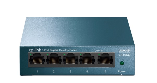 5-Port 10/100/1000Mbps Desktop Network Switch TP-LINK LS105G