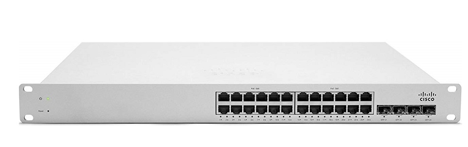 24-Port 10/100/1000Base-T Ethernet Cloud Managed Switch Meraki Cisco MS22