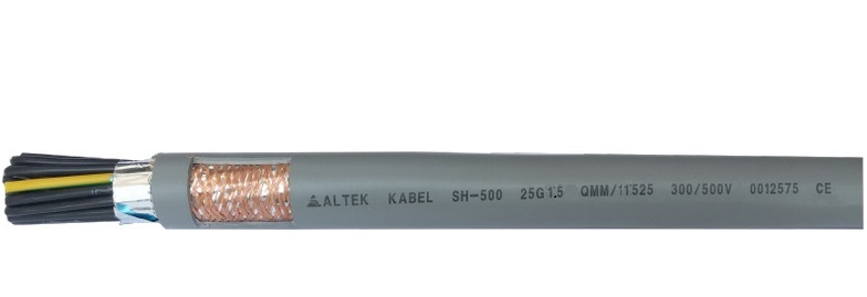 Cáp điều khiển có lưới 25 lõi SH-500 ALTEK KABEL SH-11525